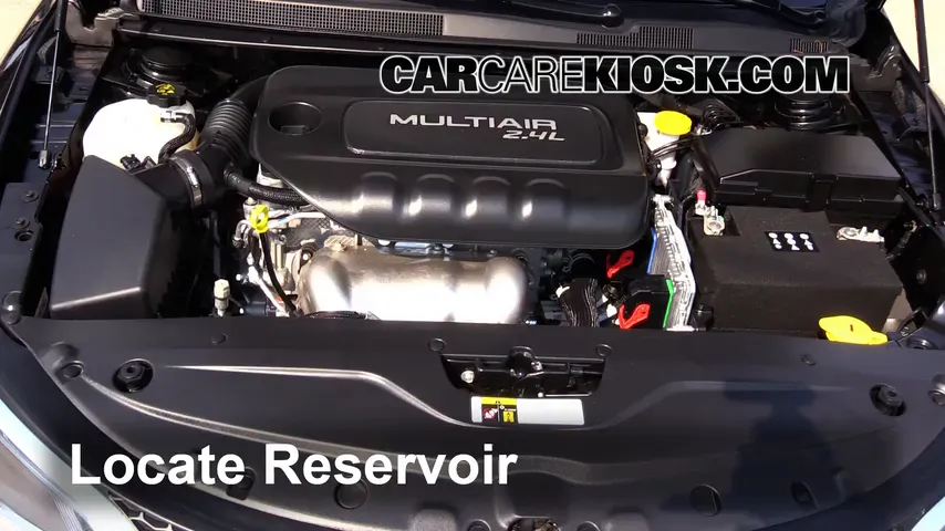 2015 Chrysler 200 Limited 2.4L 4 Cyl. Sedan (4 Door) Windshield Washer Fluid Add Fluid